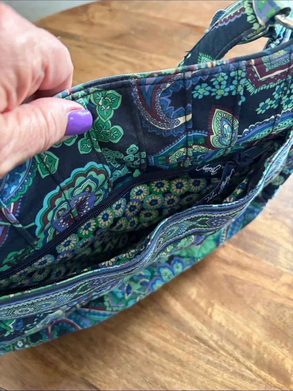 Vera Bradley Blue Rhapsody retired 2009 purse